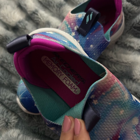 Skechers Kids' Galaxy Slip-On Shoes - Multicolor - Picture 4 of 5